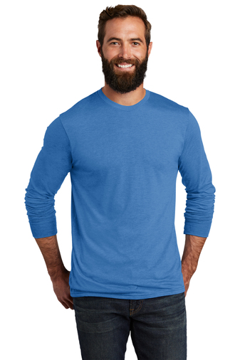 Allmade ® Adult Unisex 4.2-ounce 50% Recycled Polyester, 25% Organic Cotton Tri-Blend Long Sleeve T-shirt